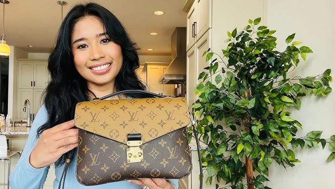 REVIEW & What's In My Bag?!, Louis Vuitton POCHETTE METIS - Reverse  Monogram