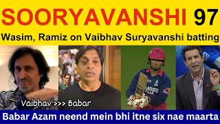 Pak Media Crying on Vaibhav Sooryavanshi batting today vs SRH | Shoaib Akhtar on Vaibhav Suryavanshi