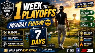 VERTICAL  🎯 PLAYOFF PREP WEEK | GOOD VIBES & GOOD GOLF PGA2K25 LIVE