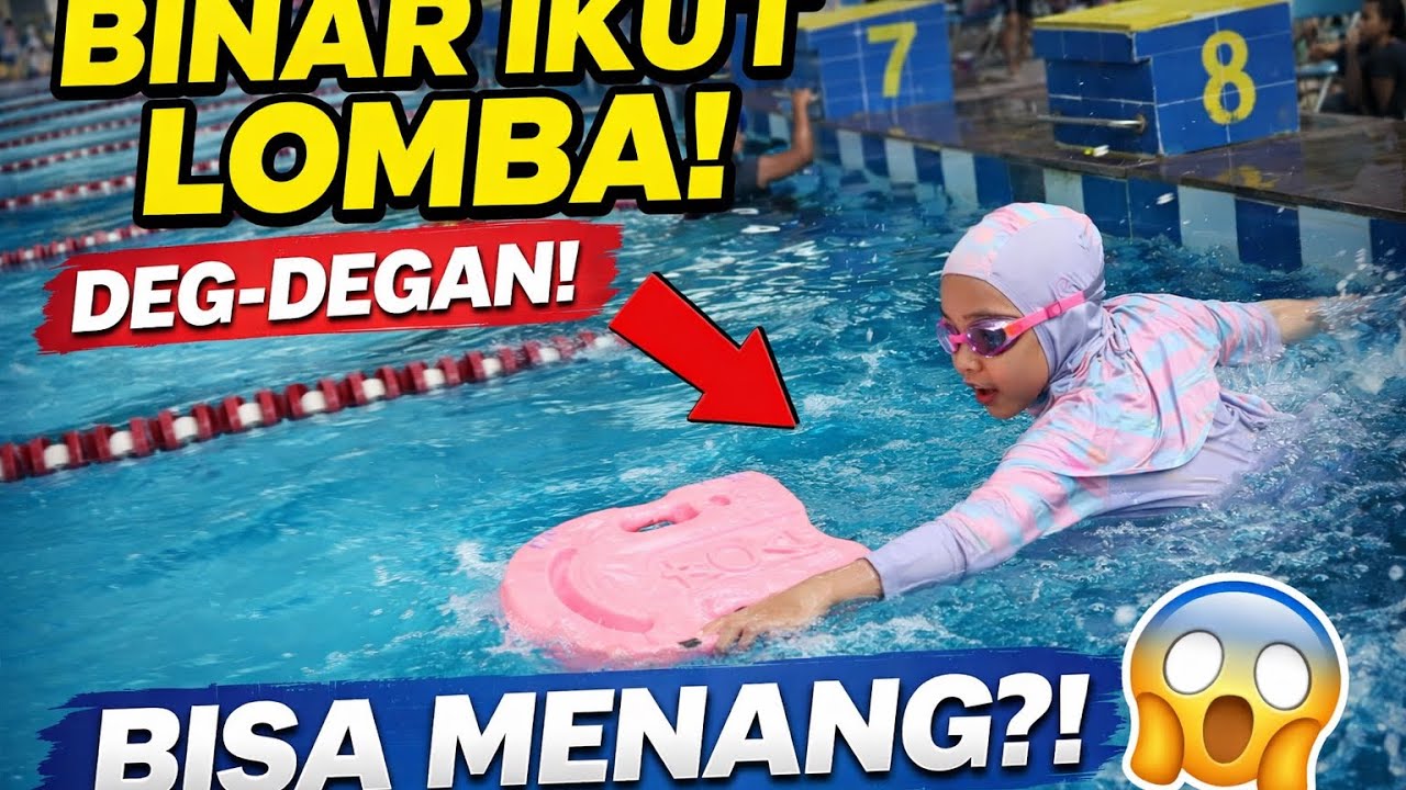 Binar Perdana Ikut Lomba Renang, Kejuaraan Jateng DIY