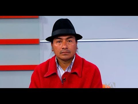 Leonidas Iza Dirigente Del Movimiento Indigena Ecuador Youtube
