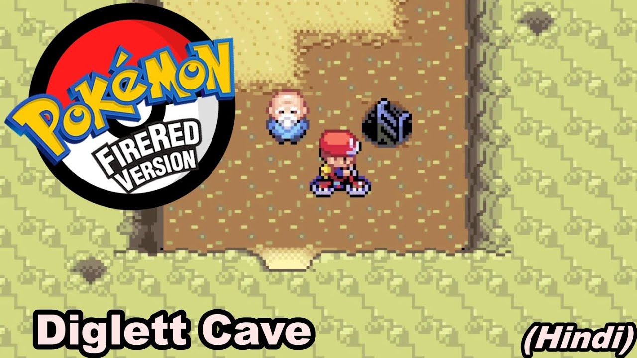 Diglett Cave and HM Flash: Pokémon Firered Hindi : Ep 11