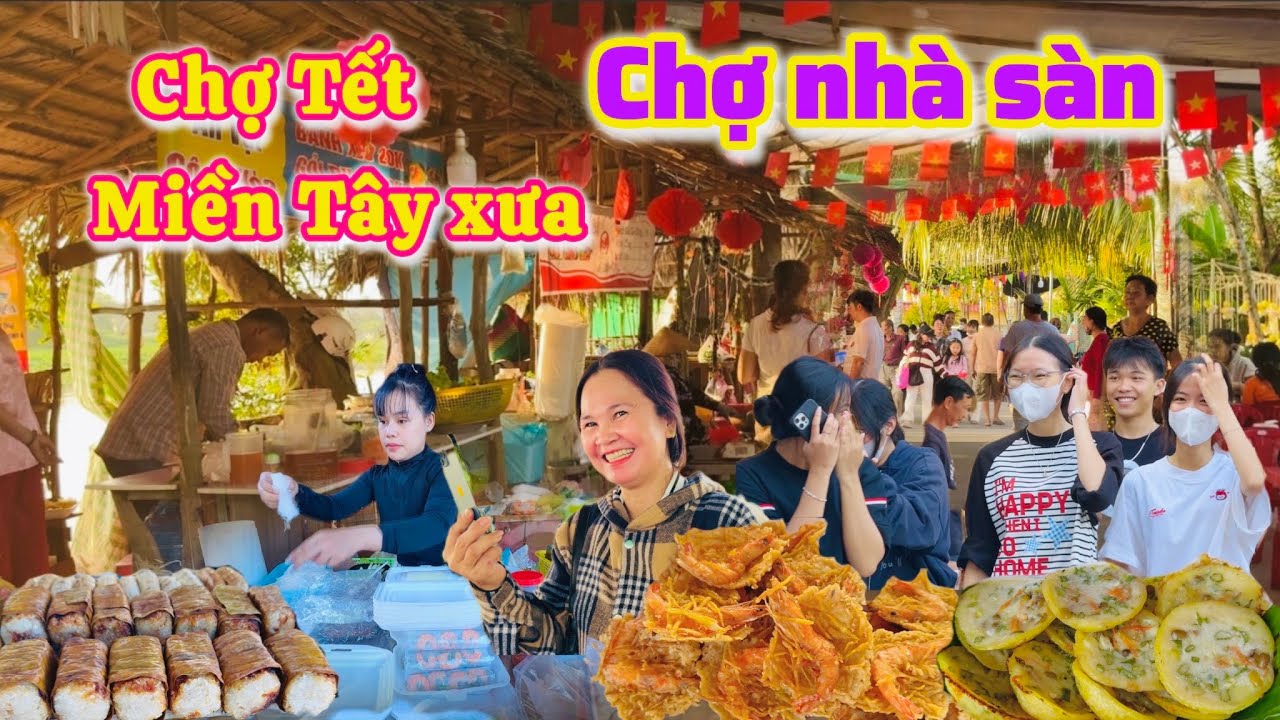 Kiên Giang| Tham quan chợ quê Bến Nhứt đậm nét Miền Tây xưa ngày cận Tết 2026 |TrNQ