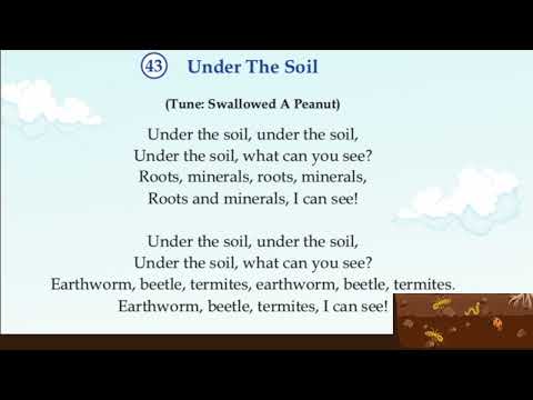 Under The Soil | English Rhymes for Senior Kindergarten (5-6 Years old) | Podar Prep Preschool