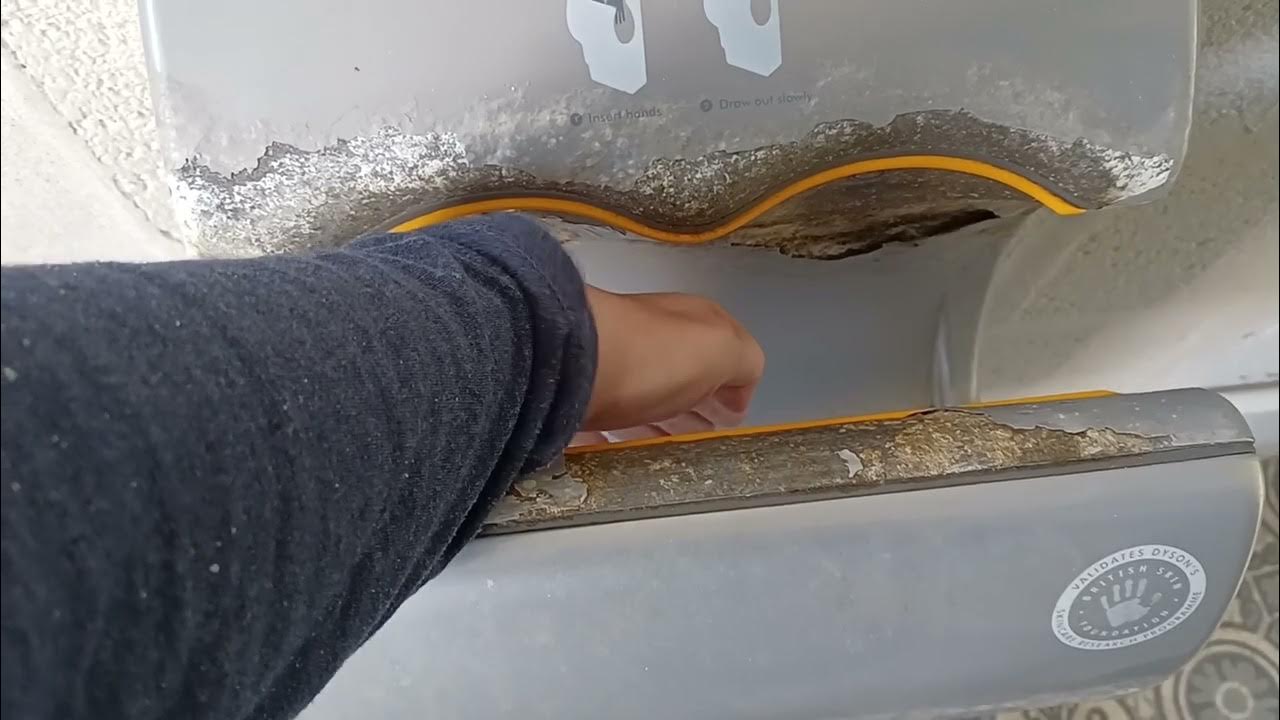 Dyson Airblade AB01 hand dryer, The Fox Inn Pub 🚹, Corfe Castle, Dorset
