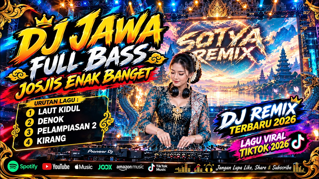 DJ JAWA 2026 FULL BASS - JOSJIS UNTUK SANTAI | LAUT KIDUL, DENOK, PELAMPIASAN 2 | SOTYA REMIX