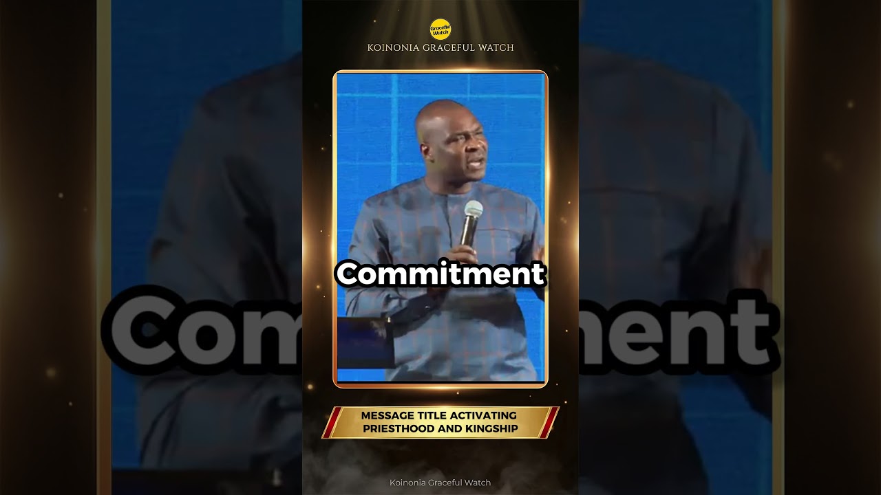 How a Child of God Should Carry Themselves #apostlejoshuaselman #koinonia #koinoniaglobal