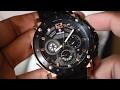 Expedition timepiece e 6402 m black rosegold original