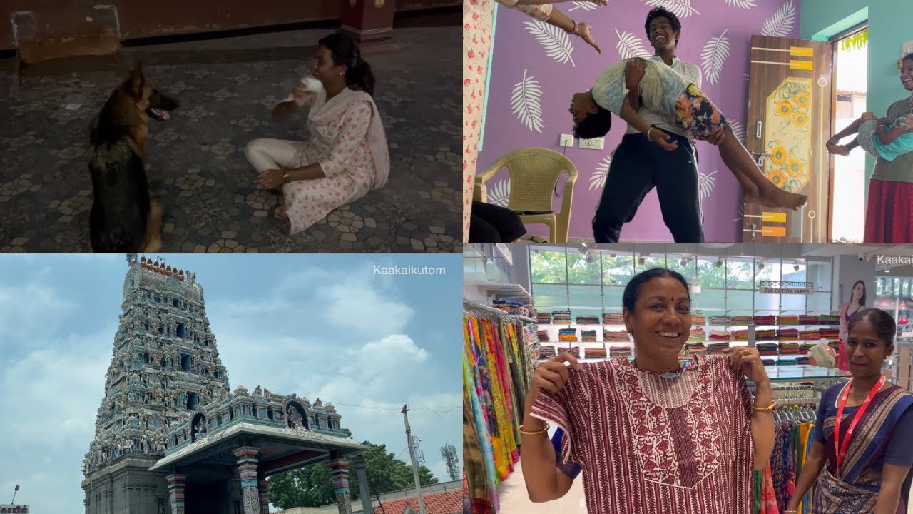 இடியாப்பத்தில் கொத்து!!& ஜாலியாக ஒரு ஷாப்பிங் சேலத்தில்!!