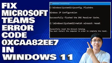 How To Fix Microsoft Teams with Error Code 0xCAA82EE7 in Windows 10/11