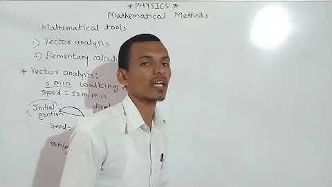 Mathematical methods Introduction