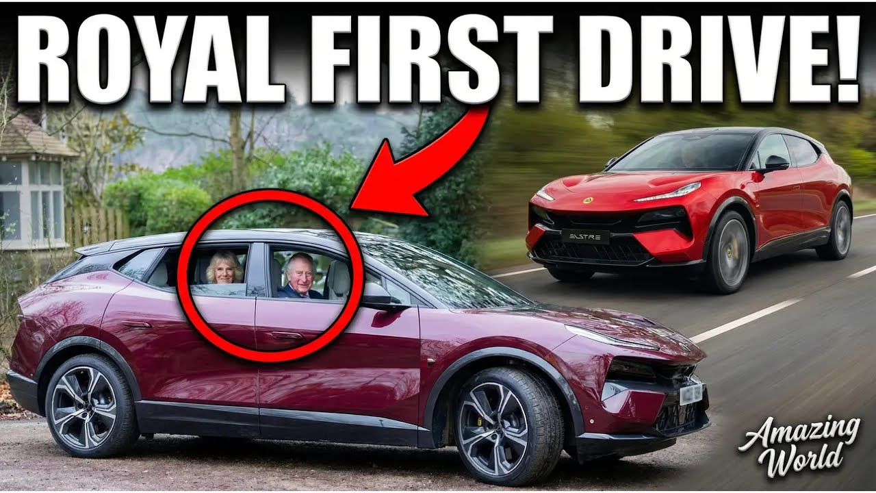 King Charles Seen in £160,000 Electric Lotus for the First Time : Charles’ New Luxury EV