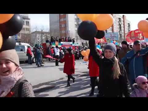 Парад победы в Воркуте