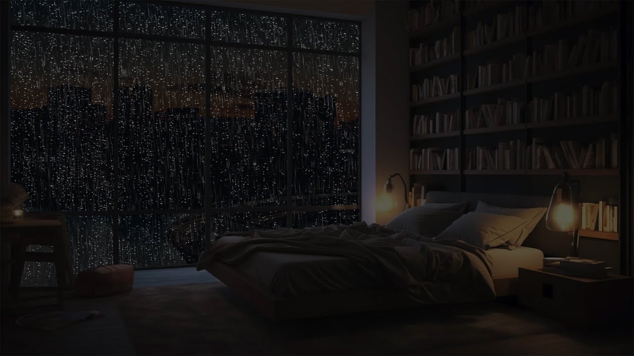 Lluvia Relajante Para Dormir - Sonido de Tormenta con Fuertes Lluvias y ...