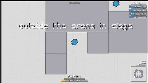 Arras.io siege, going outside the arena (spike)