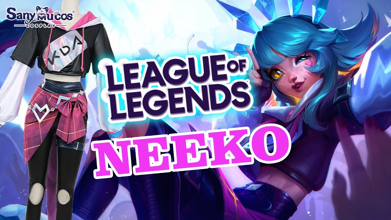 【SanyMuCos】League of Legends Teamfight Tactics K/DA Neeko Cosplay Costume Detail Show