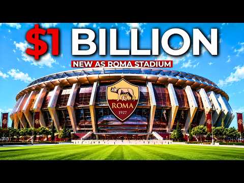 Inside AS ROMA's New €1BN Pietralata Stadium