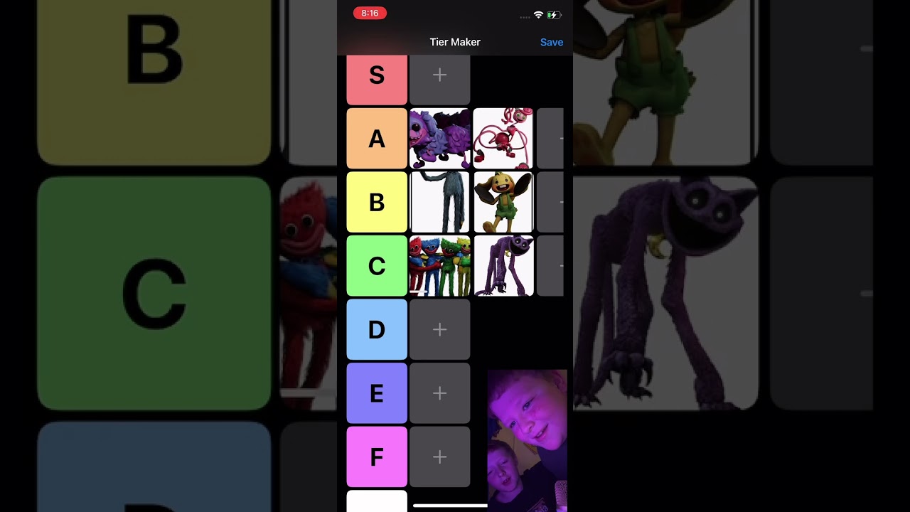 Ranking poppy playtime characters.