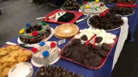 Prudhoe Bay Xmas dinner throw down.