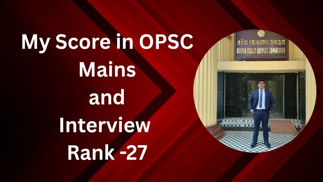 My Score in OPSC 2023 . High Scores in all Subject . - YouTube