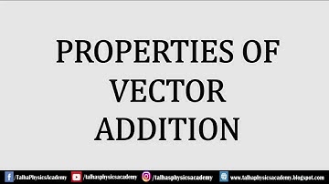 Properties of Addition of Vectors | Commutative and Associative Property of Addition- #TP11 16