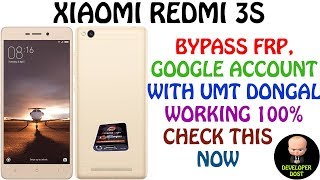 XIAOMI REDMI 3S BYPASS FRP, GOOGLE ACCOUNT WITH MIRACLE BOX | DEVELOPER DOST
