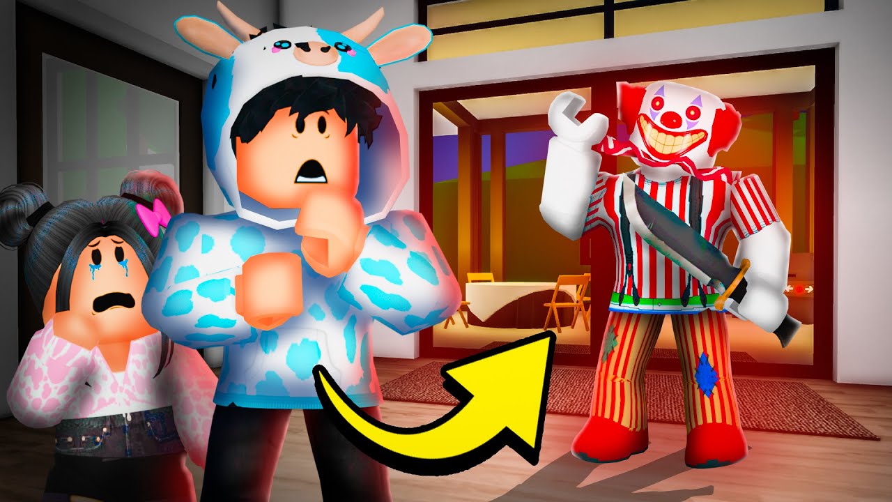 STRASZNY KLAUN ŚLEDZI NAS w BROOKHAVEN RP!