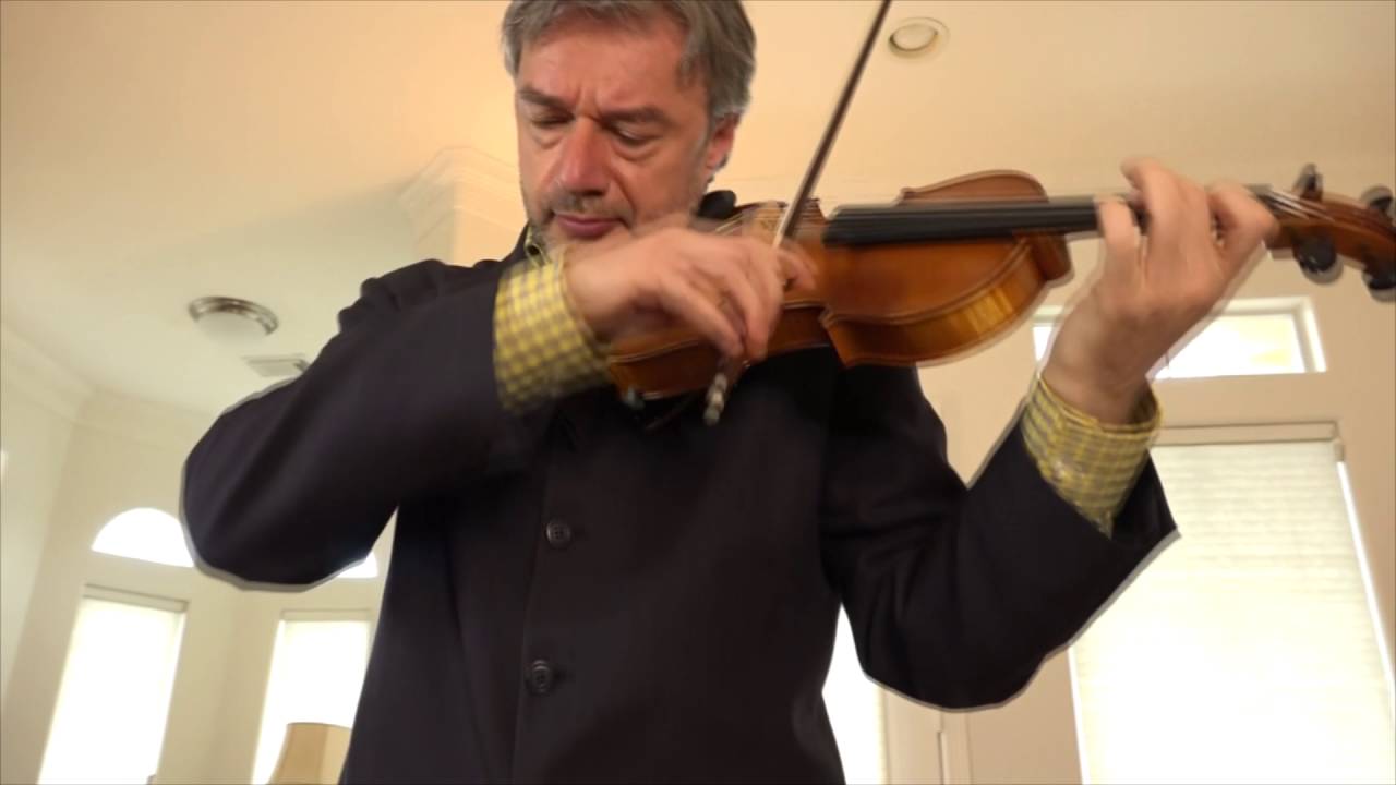 Sergei Galperin, violin. Bach,  Gavotte en Rondeau from Partita in E