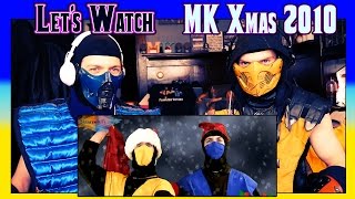 Scorpion & Sub-Zero REACT - REAL MORTAL KOMBAT - Christmas 2010 (Unlikely Santa Claus) | MKX PARODY!