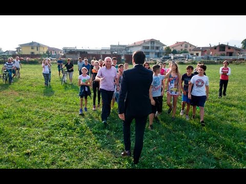 Renzi interviene alla scuola “San Giovanni Bosco” di Bagnolo Piemonte (14/09/2016)