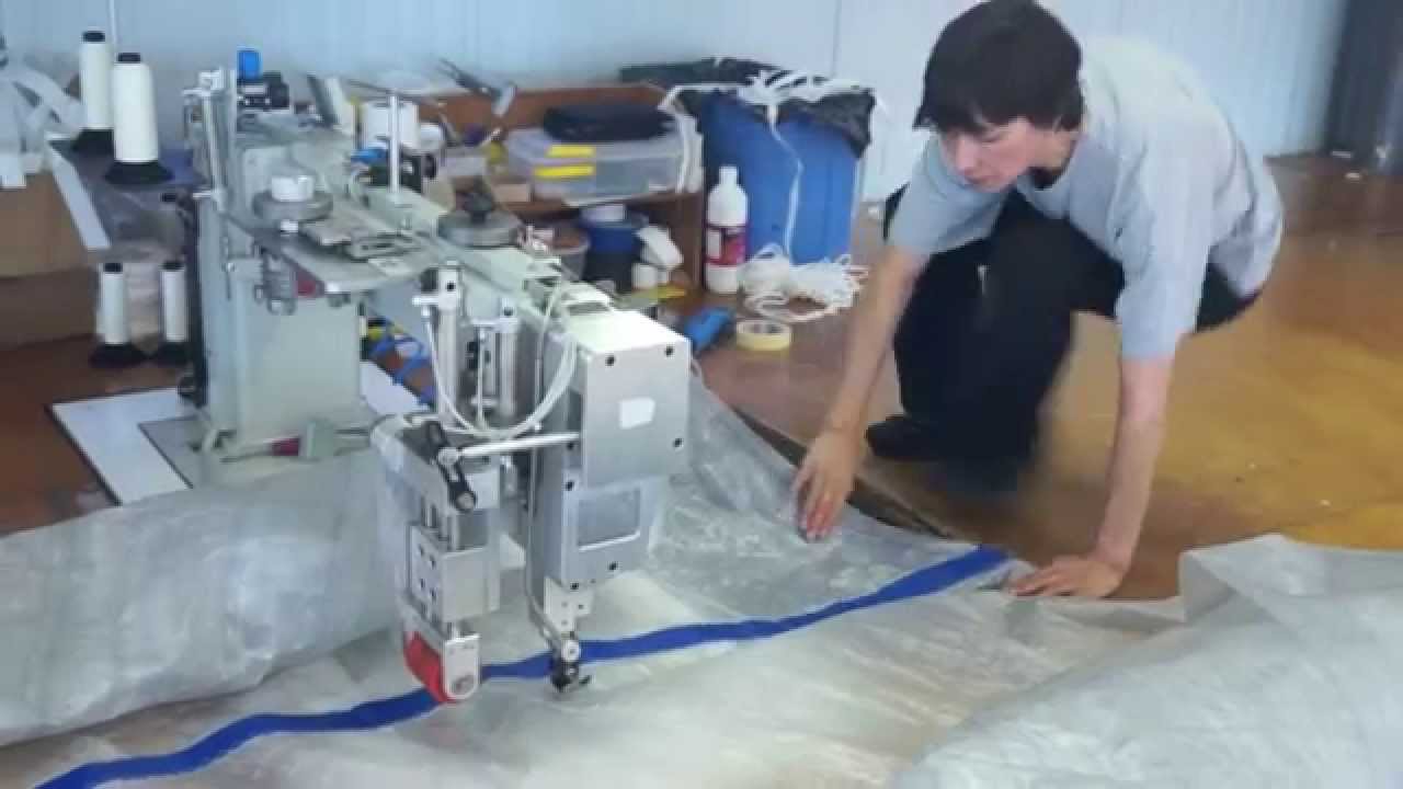 Fabrication des voiles chez Incidences brest YouTube