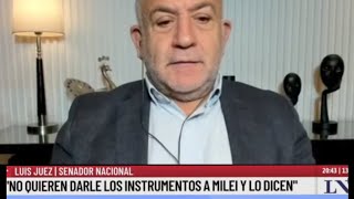 Luis Juez en La Trama Del Poder por @lanacion No quieren darle los instrumentos a Milei y lo dicen