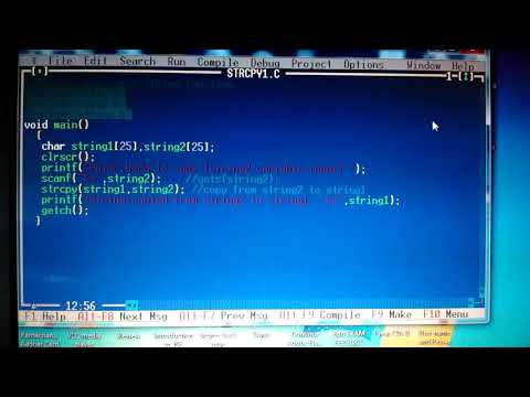 String Copy Function Program