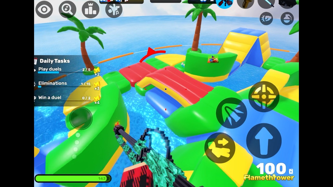 Playing Roblox Rivals 2v2 with a friend - YouTube