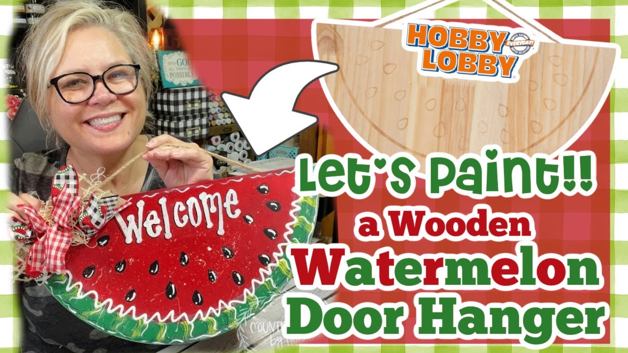 Wood Door Hanger, Hobby Lobby