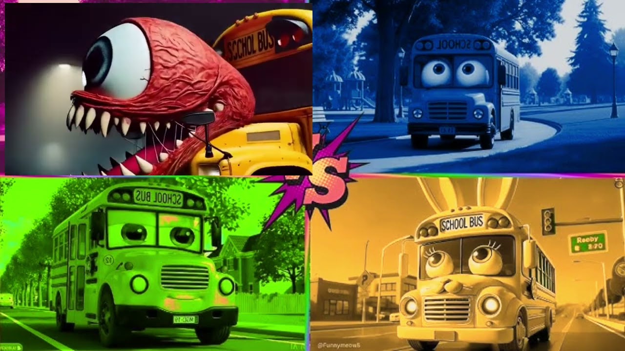 ℹ️ 🚀 EPIC Tiles Hop Battle | School Bus vs Train Eater (Impossible!)