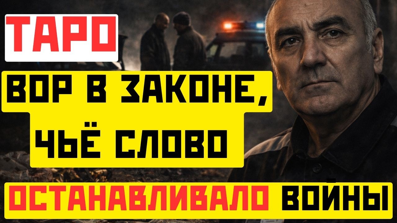 ТАРО: вор в законе, чьё слово ОСТАНАВЛИВАЛО войны
