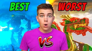I Played Best Vs Worst Rated Zombies Map