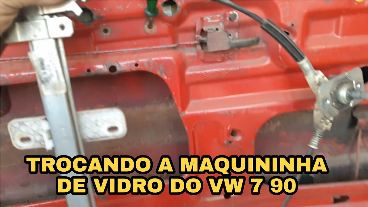 COMO TROCAR A MÁQUINA DE VIDRO DO VW 7 90