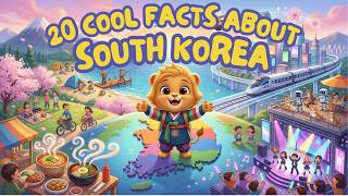 20 Cool Facts About South Korea | Fun Geography & Culture Lesson for Kids | Countries of the World