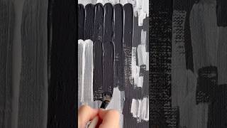 Slow brushstrokes. Aesthetic abstract painting as meditation.