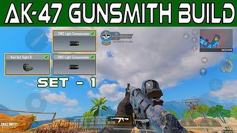 The best AK-47 Gunsmith Build in COD mobile [ PART-1 ] | Ak-47 no recoil attachments | | HiTzzz OP |