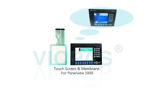 Touch Screen Digitizer for 2711-T10C1L1 2711-T10C3L1 2711-T10C20L1 Overlay 