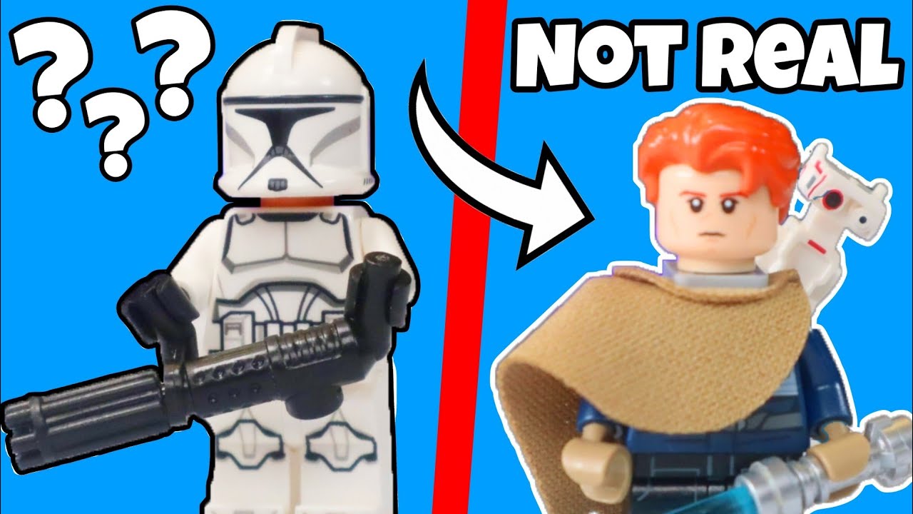 I Made 10 NEVER Seen LEGO Star Wars Minifigures… 