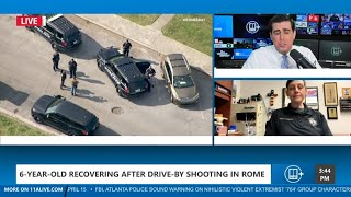 6-year-old recovering after drive-by shooting in Rome