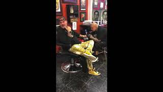 Euro Rob Getting His Knuckles Done By Sir Twice Tattoo