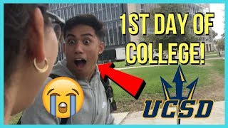 FIRST DAY OF COLLEGE 2018 (UCSD FRESHMAN) VLOG! UNIVERSITY