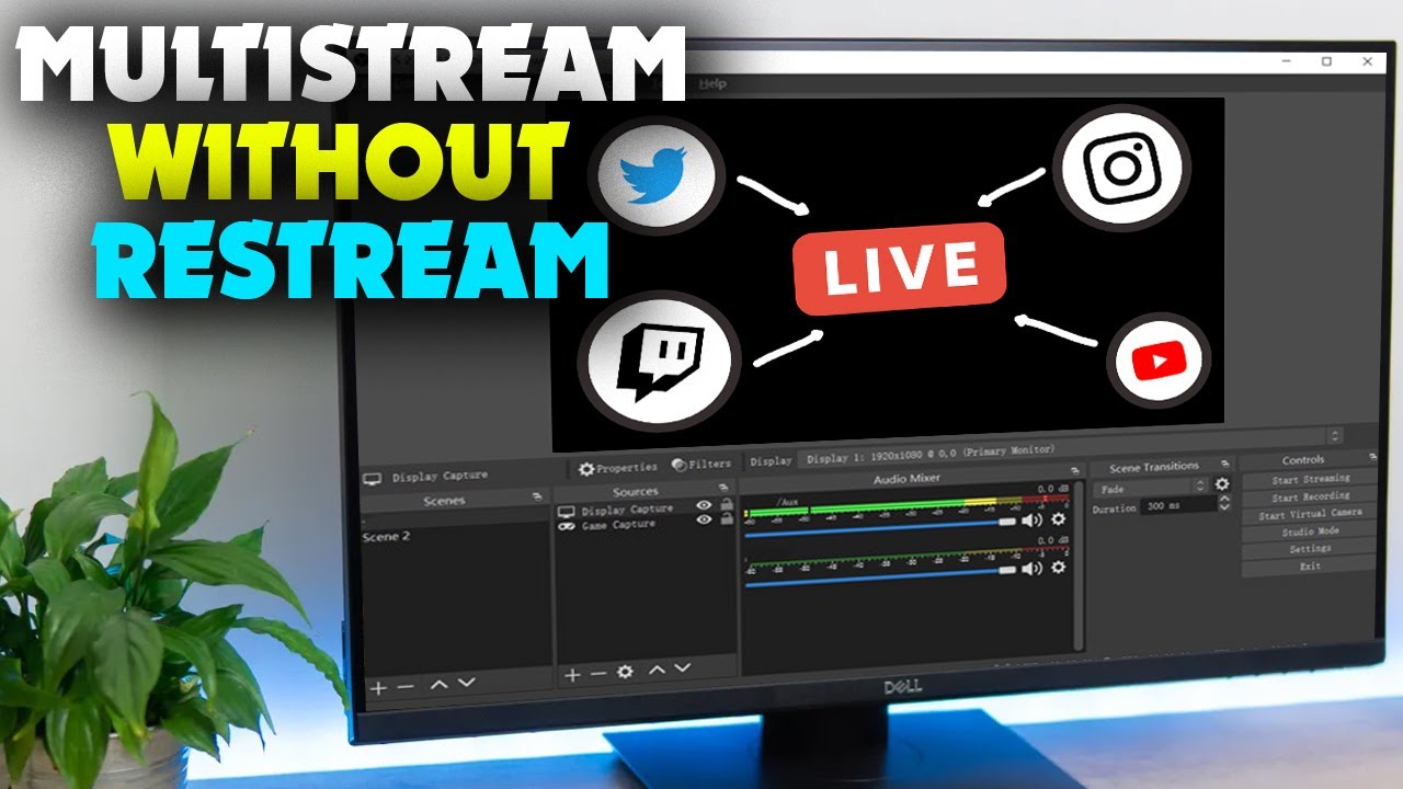 How to multistream without restream - Full Guide - YouTube