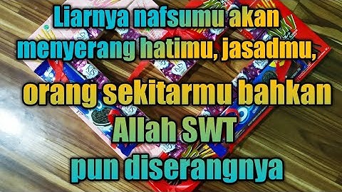 GUS MUKHLASON: LIARNYA NAFSUMU AKAN MENYERANG HATIMU, JASADMU, ORANG LAIN BAHKAN ALLAH  - AL HIJRAH