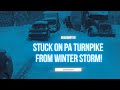 Drivers Stuck On PA Turnpike from winter storm!